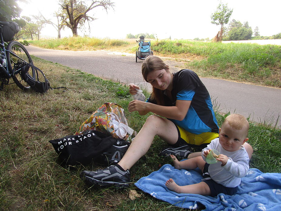 Rast Rast mit Kleinkind
